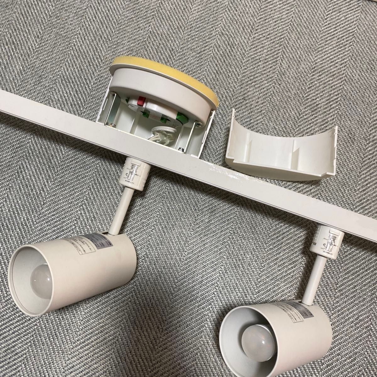 MUJI 無印良品 MUJI システムライト・スポットライト3個セット ダクト