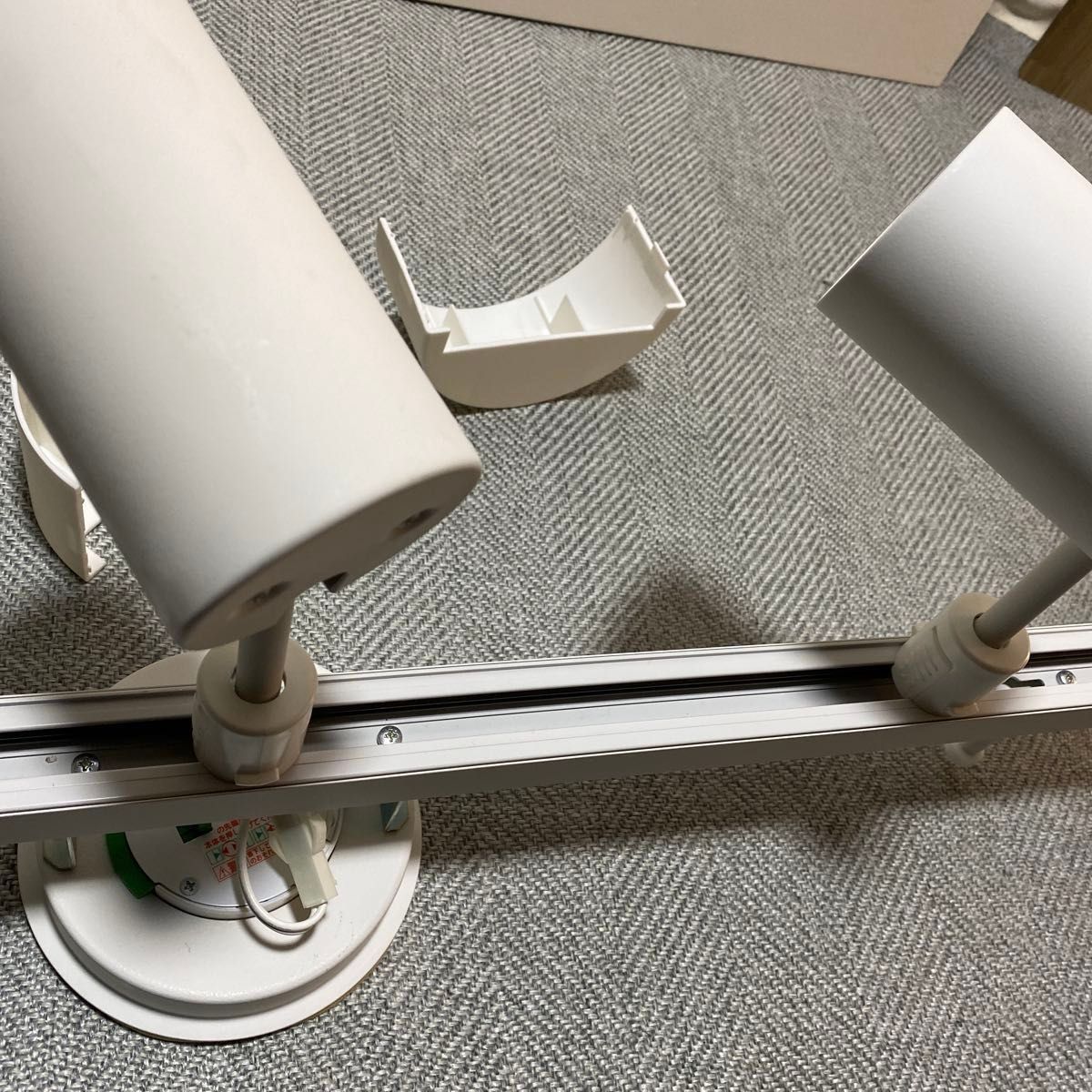 MUJI 無印良品 MUJI システムライト・スポットライト3個セット ダクト