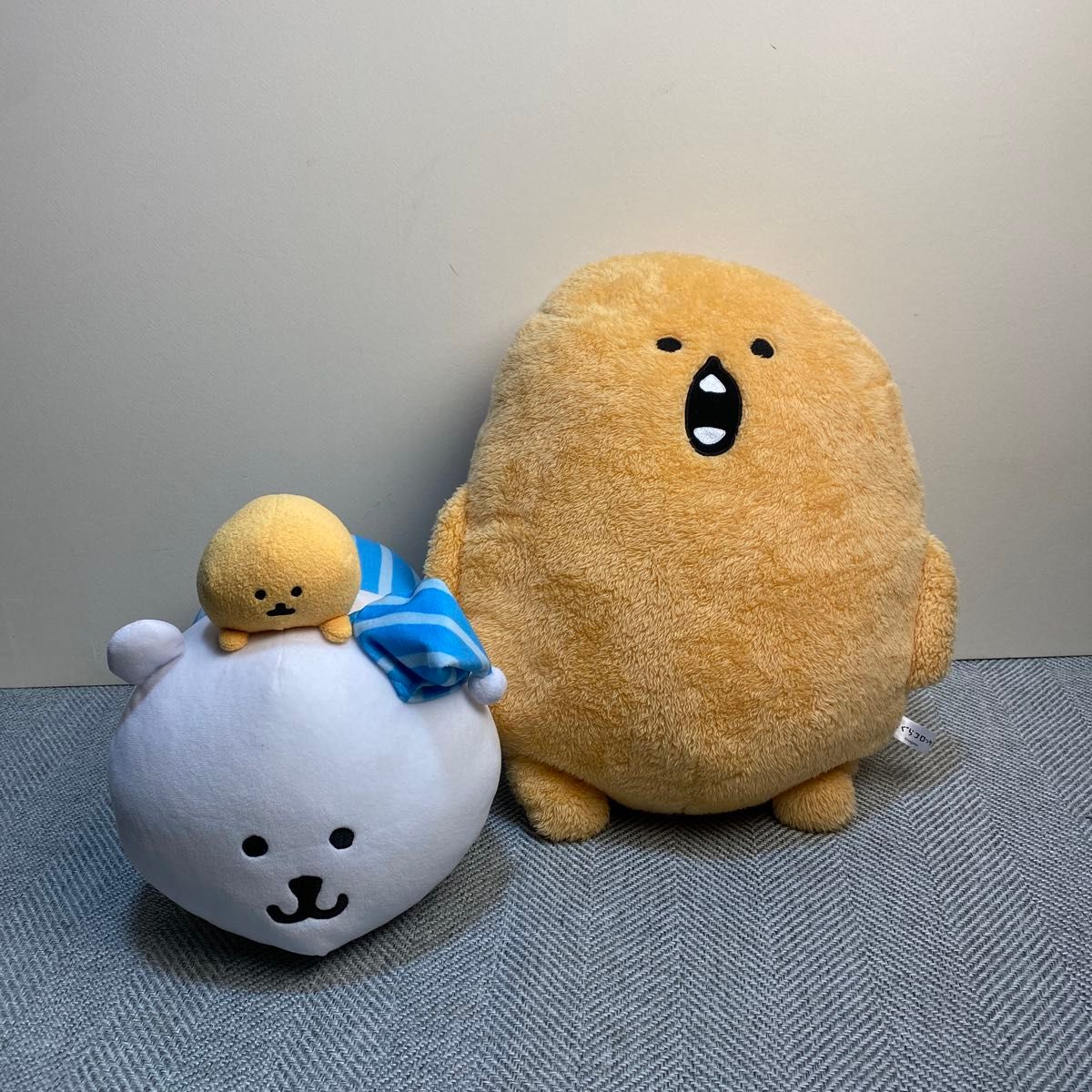 自分ツッコミくまくじ おやすみタイム BIGぬいぐるみ ナガノ /もぐら