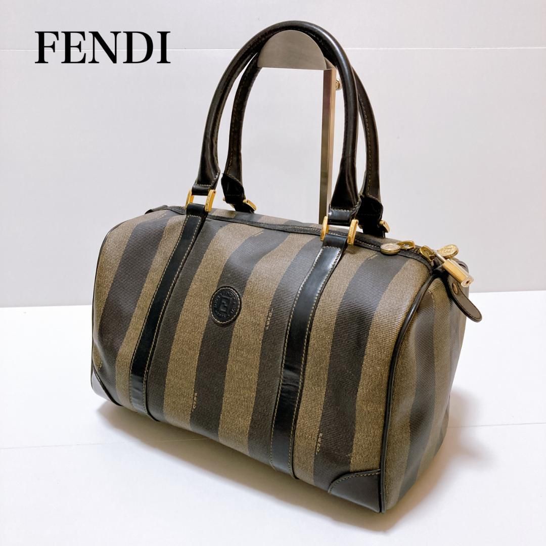 FENDI(フェンディ) ペカン柄 ヴィンテージ ミニボストンバッグ