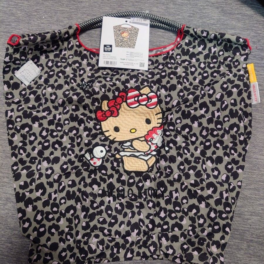 正規品】ボールアンドチェーン ハローキティ レオパード柄 エコバッグ