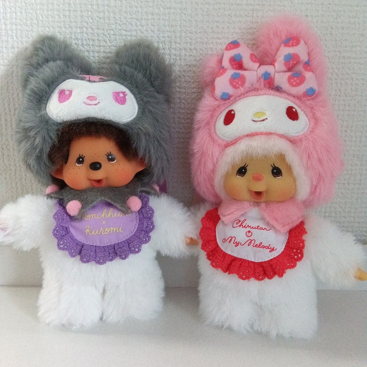 タグ付き新品 モンチッチ×クロミ チムたん×マイメロディ キーチェーン2