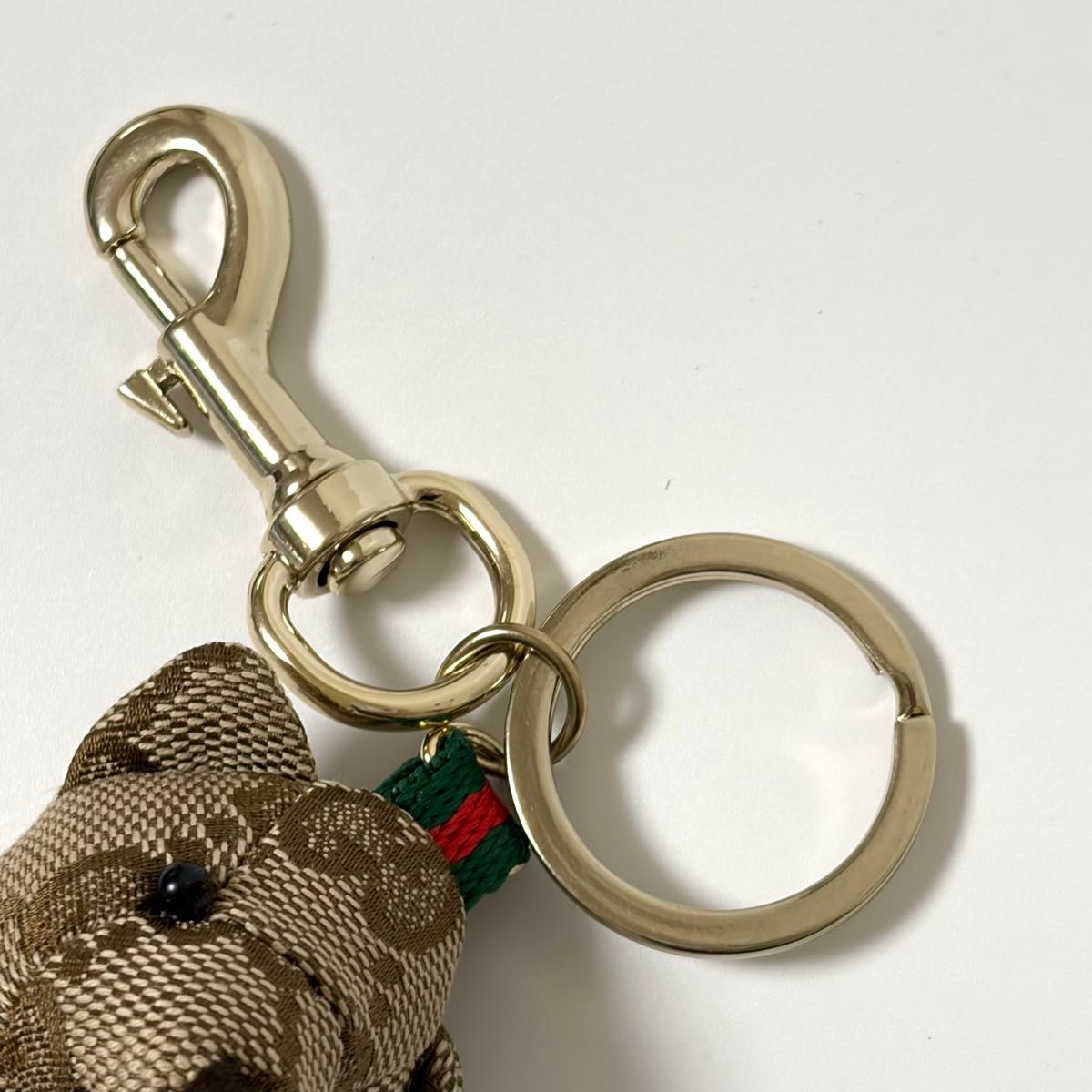 GUCCI グッチ テディベア GG柄 キーホルダー キーリング チャーム