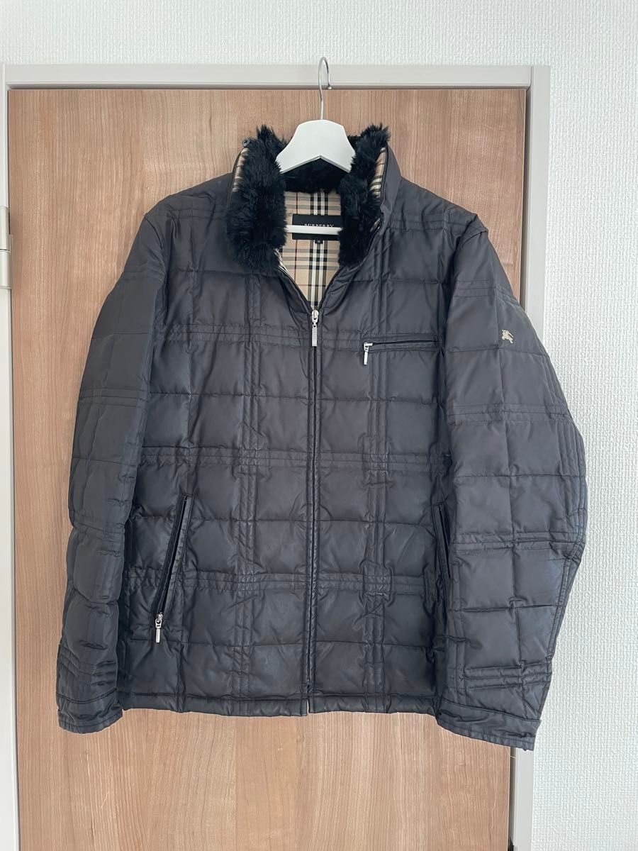 BURBERRY BLACK LABEL ダウンジャケット ブラック バーバリーブラック