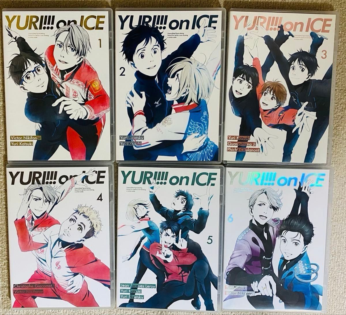 ユーリ on ICE Blu-ray 全6巻セット｜Yahoo!フリマ（旧PayPayフリマ）