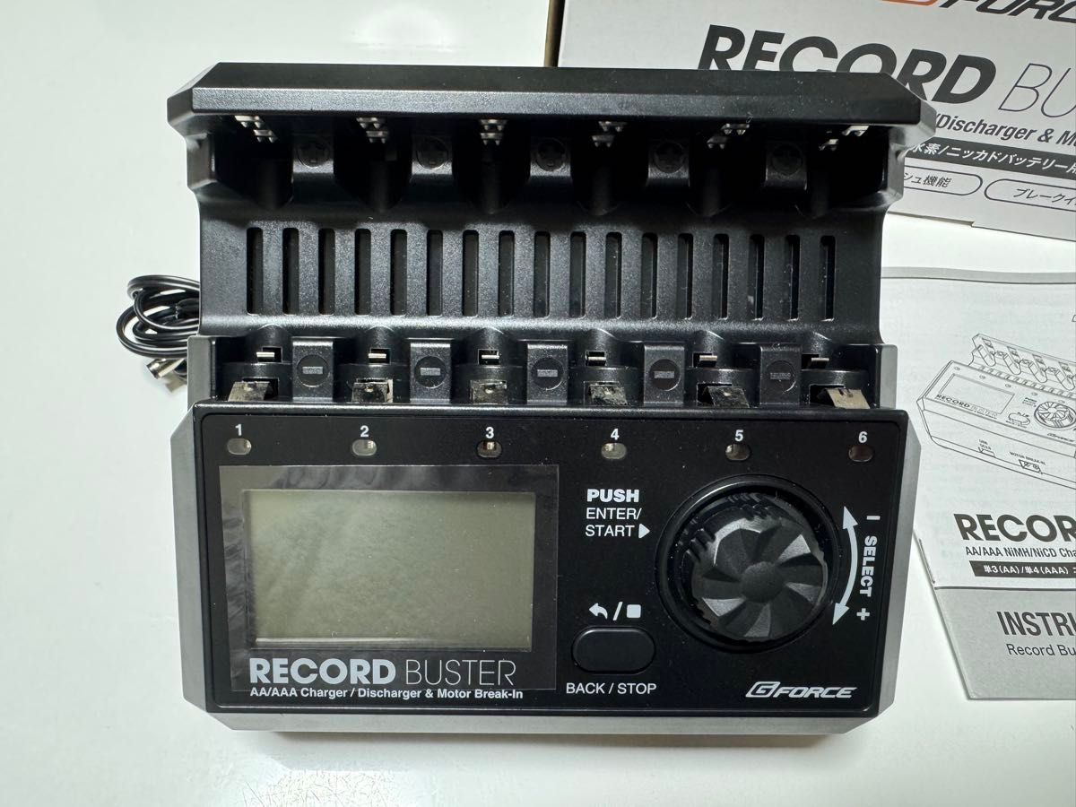 レコードバスター RECORD BUSTER ミニ四駆 充放電器 ジーフォース