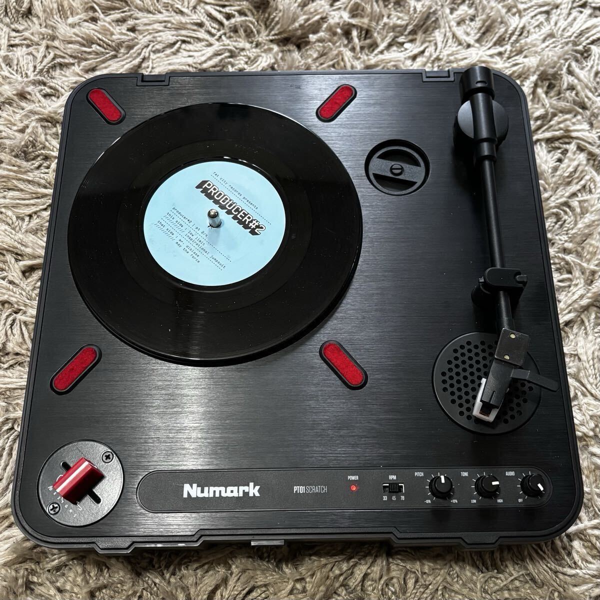 Numark ターンテーブル PT01 Scratch ポータブル スクラッチ