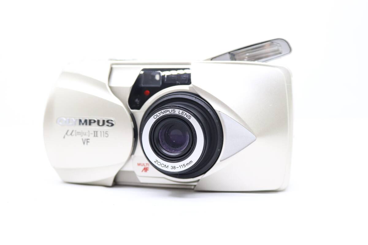 nnn】オリンパス μ-Ⅱ 115 VF 非売品ネックストラップ、電池付