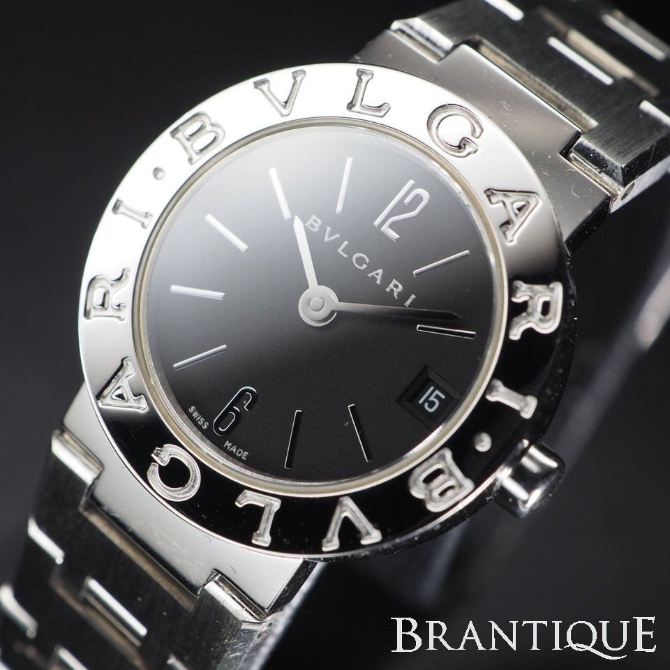 Bランクブルガリブルガリ/BB23SS/黒文字盤/レディース/腕時計/BVLGARI