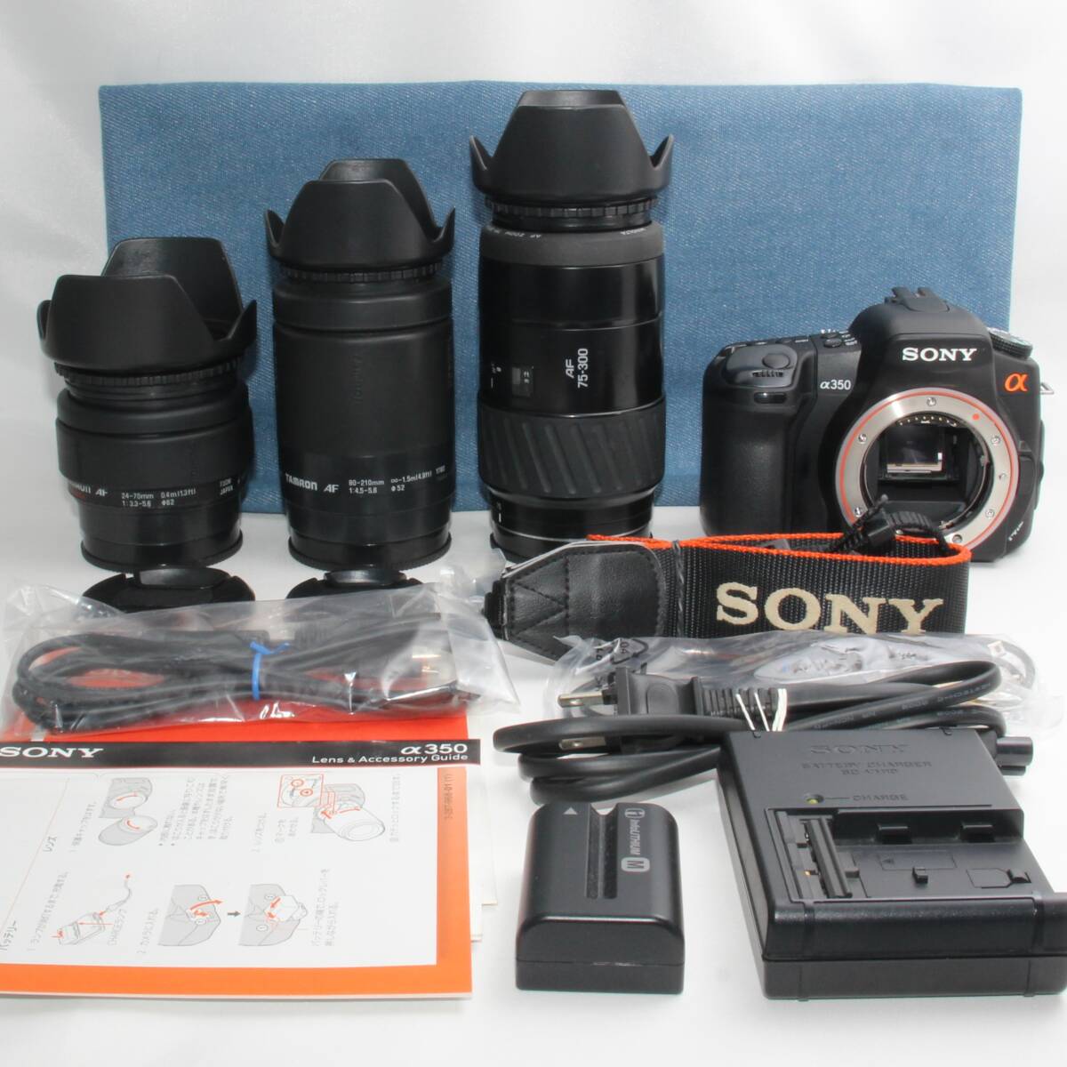 安い さあ一眼レフを始めようソニー DSLR-A350 トリプルズーム