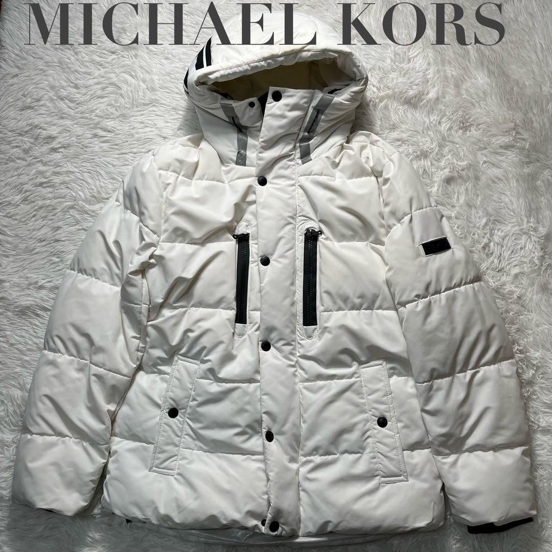 MICHAEL KORS マイケルコース ダウン ジャケット 白 ホワイト メンズ L