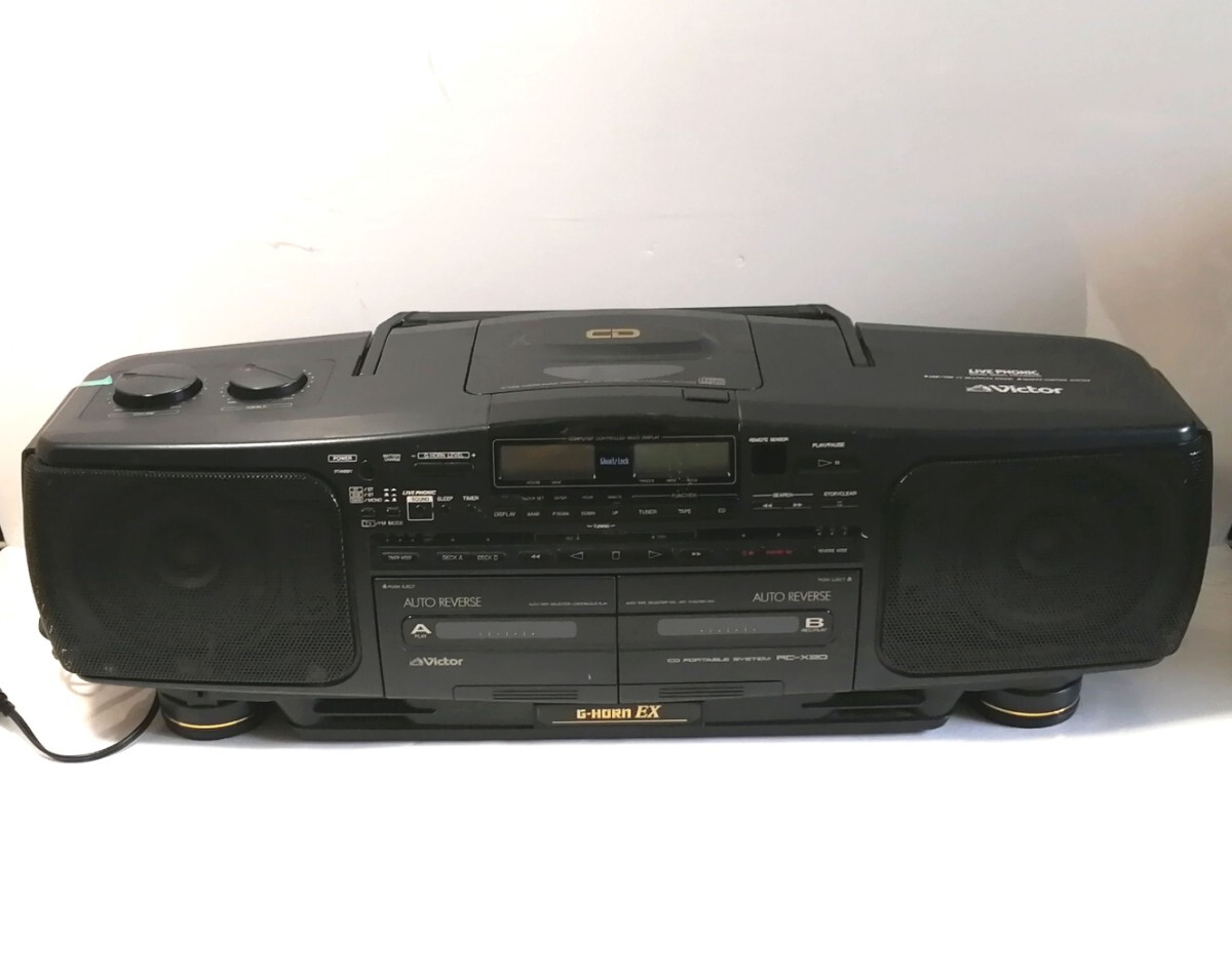 Victor ビクター ポータブルシステム バブルラジカセ G−HORN EX CD