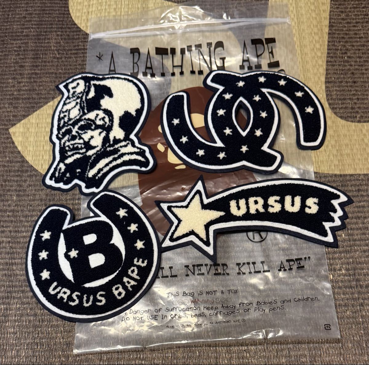 URSUS BAPE（アーサスベイプ） ワッペンセット｜Yahoo!フリマ（旧