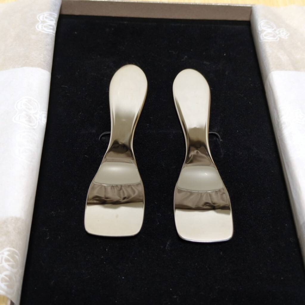 未使用】Christofle クリストフル アイスクリーム スプーン 2本セット