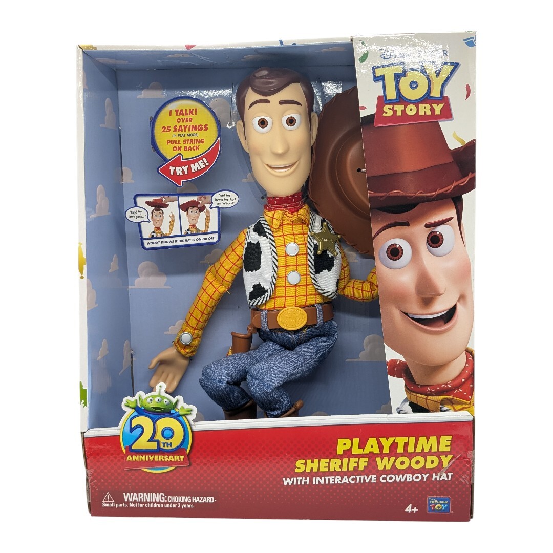 トイストーリー ウッディー フィギュア thinkway 20th Woody トイ