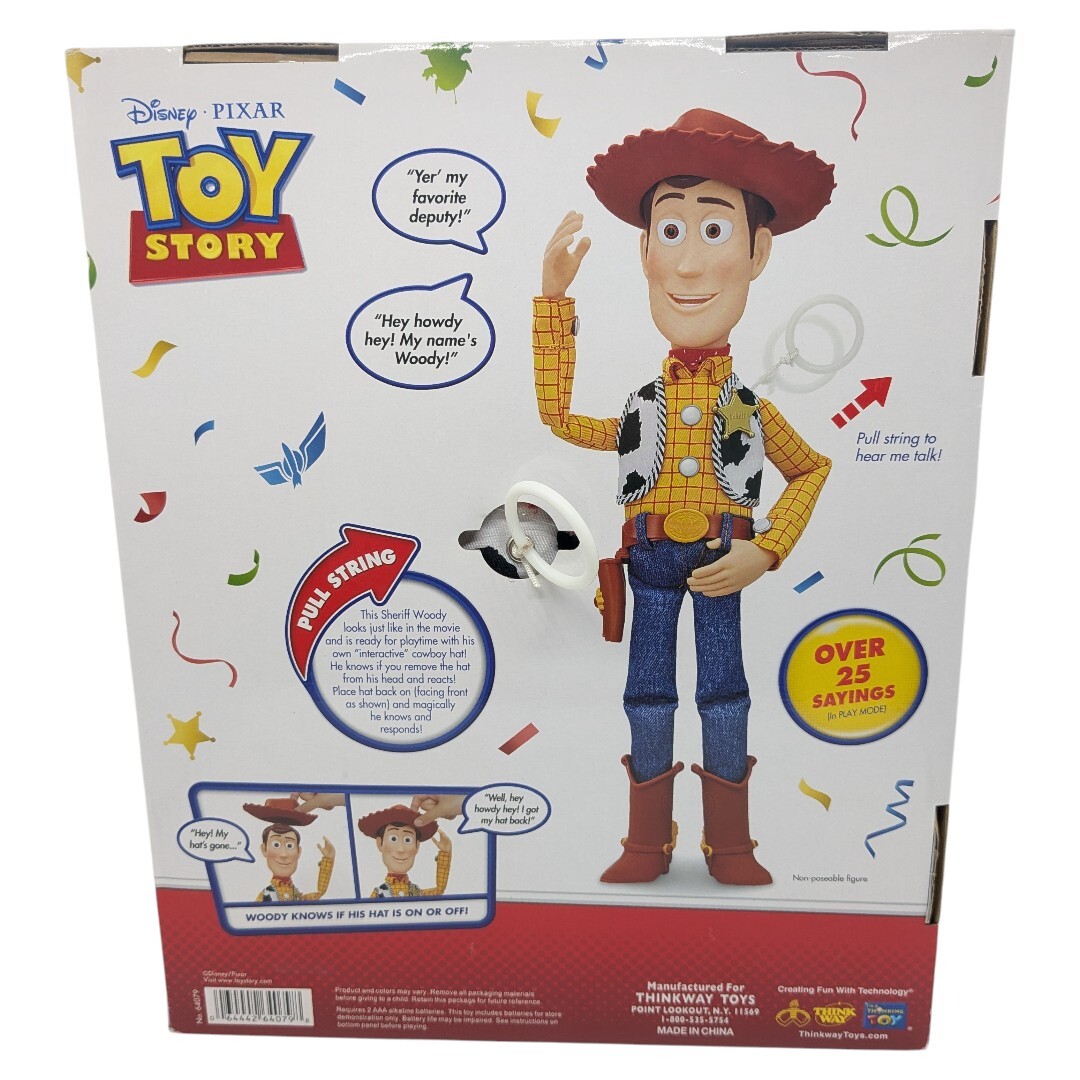 トイストーリー ウッディー フィギュア thinkway 20th Woody トイ