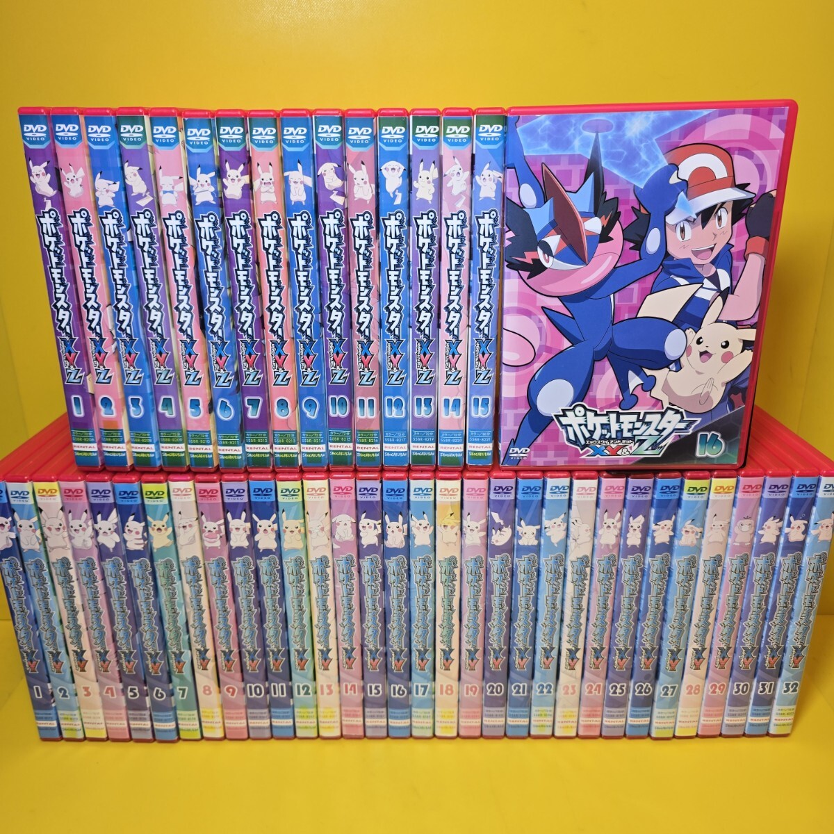 新品ケース交換済み ポケットモンスターXY 全32巻XY&Z DVD 全16巻