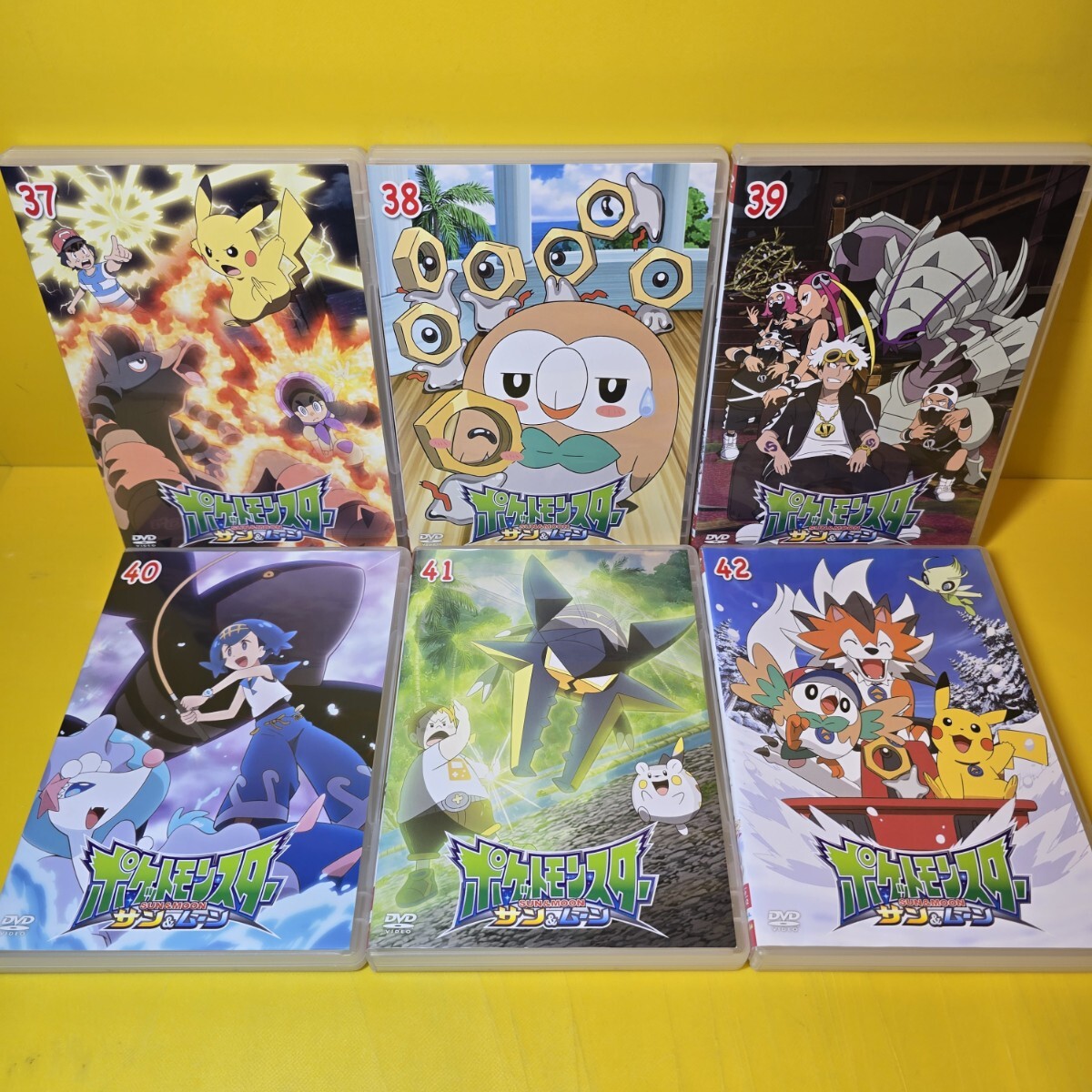 新品ケース交換済み ポケットモンスター サン&ムーン DVD 全49巻セット