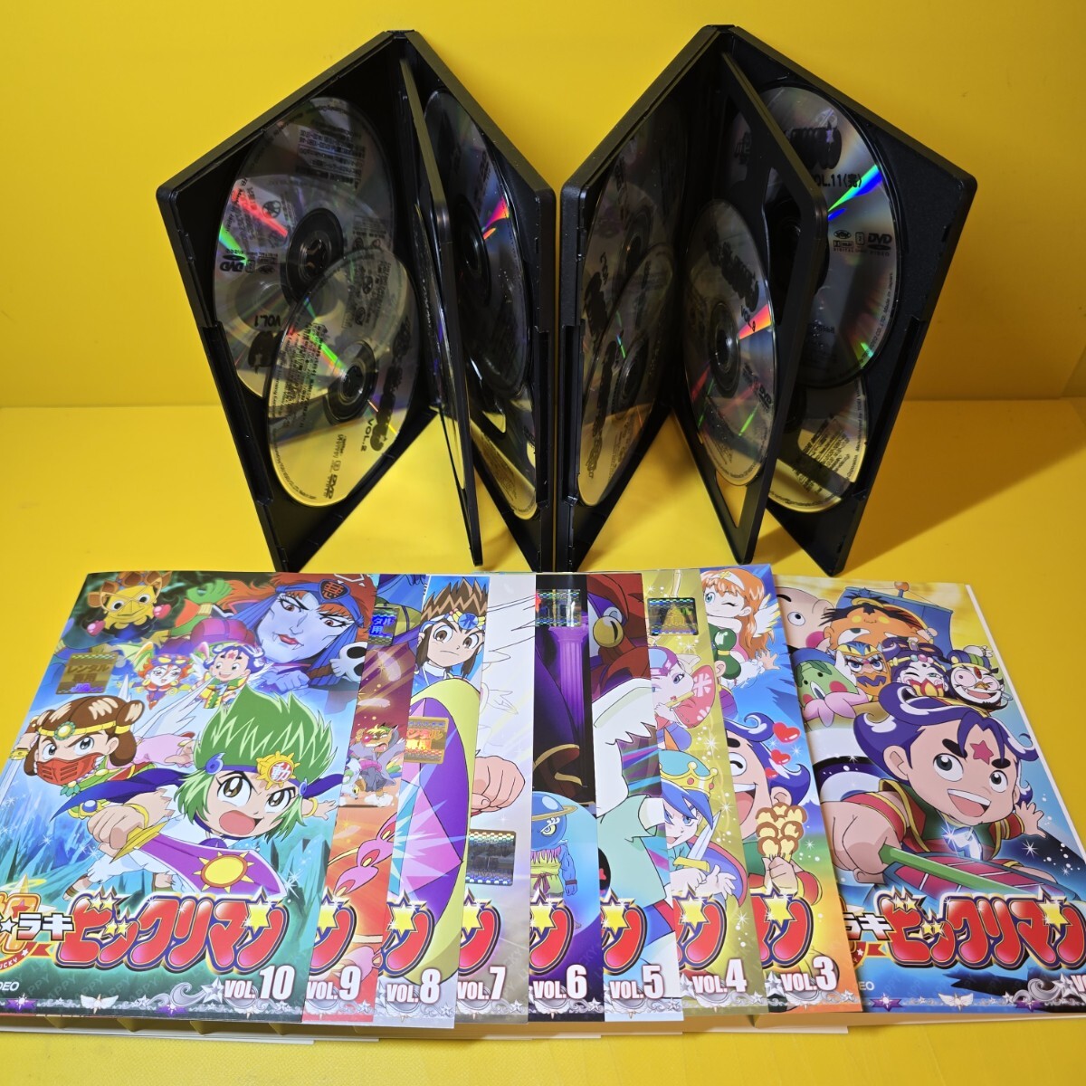 新品ケース交換済み 祝（ハピ ラキ） ビックリマン DVD全11巻セット