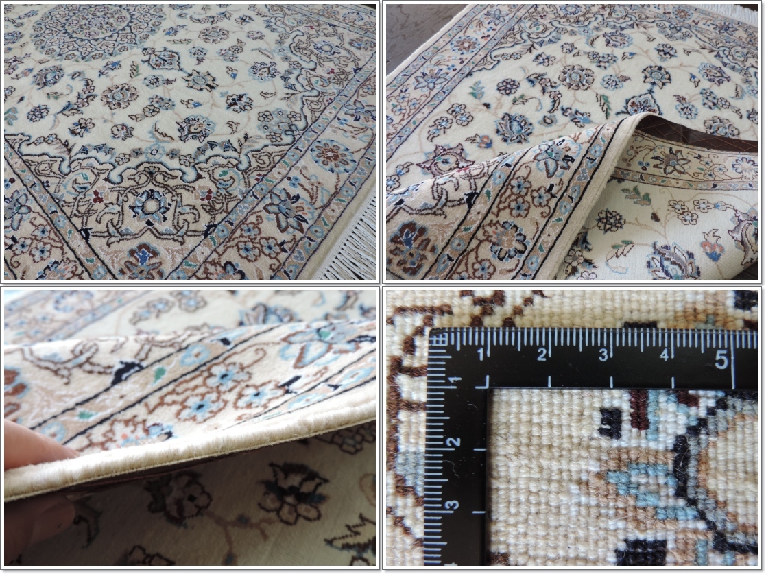 イラン 高級ペルシャ絨毯 大判248×155cm 手織り シルクウール イラン