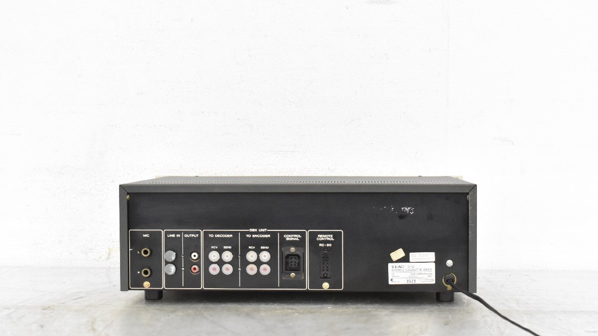 J 】4613 TEAC C-2 カセットデッキ ティアック 176491