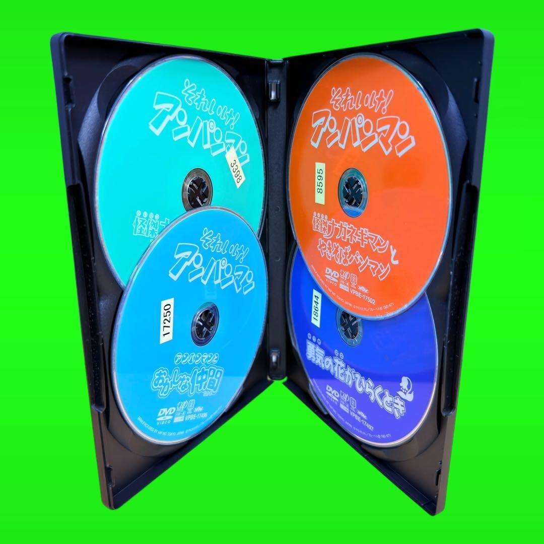 ケース付 それいけ アンパンマン 劇場版 DVD まとめ 4巻 ナガネギマン