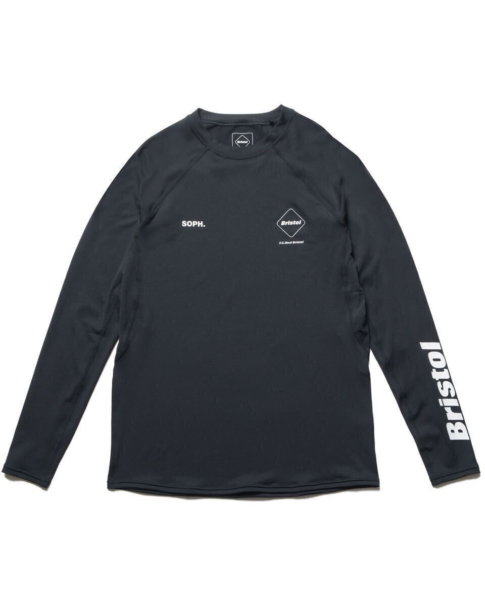 L 新品 送料無料 FCRB 25AW UNDERLAYER CREWNECK TOP BLACK SOPH