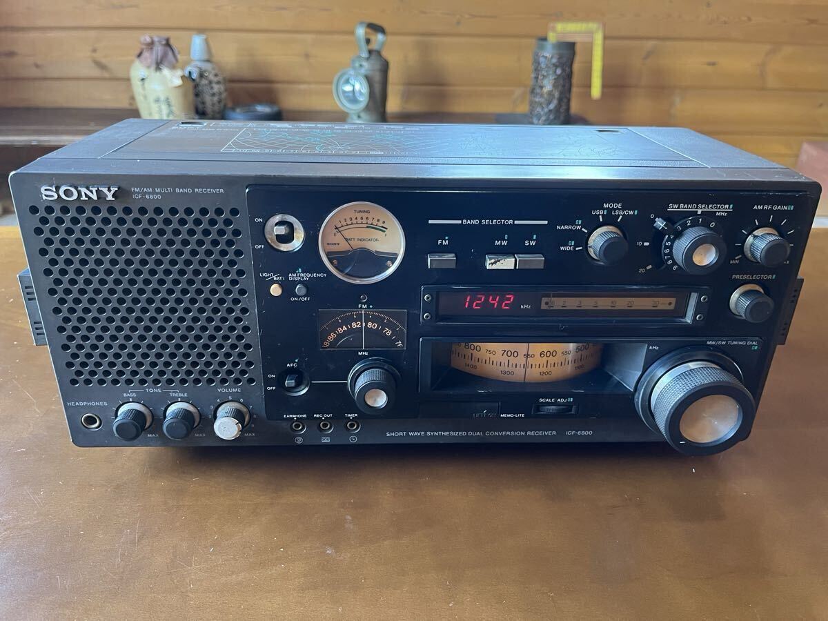 SONY ソニー ICF-6500 5バンドマルチバンドレシーバー FM⁄MW⁄SW1⁄SW2