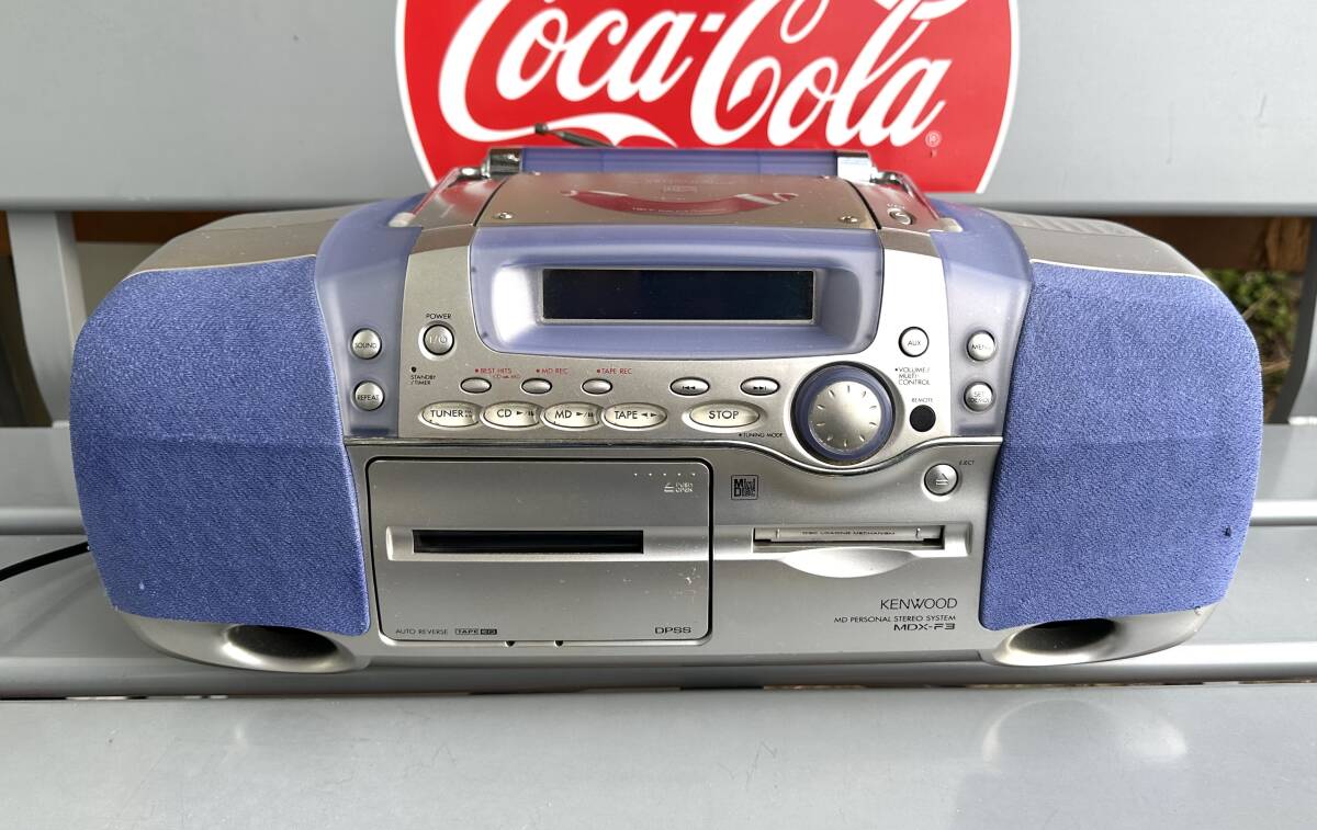 稼働品 KENWOOD ケンウッド MD パーソナル ステレオ システム RAMPAGE