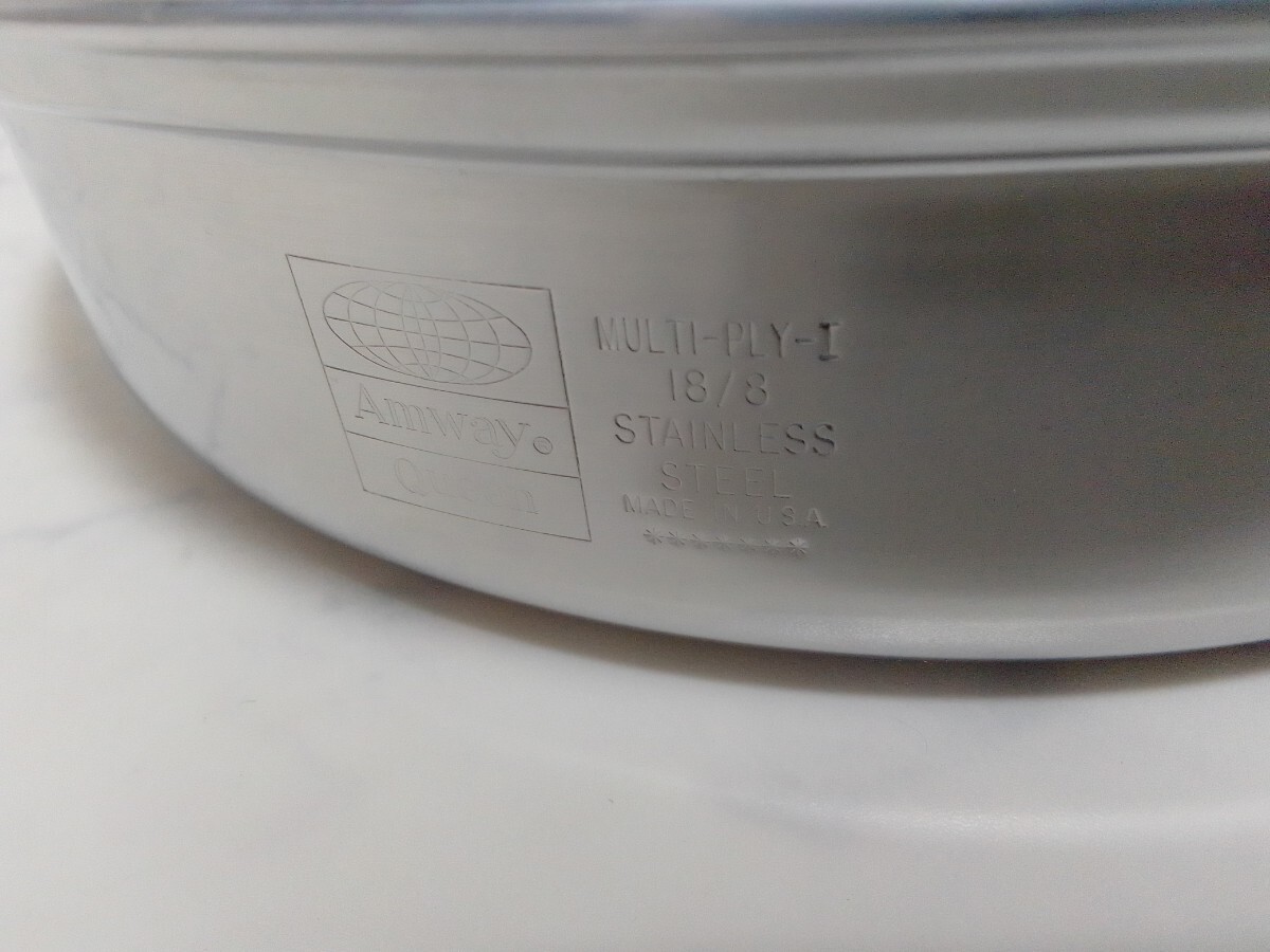 未使用 Amway アムウェイ 大フライパン 片手鍋 クイーン #エ｜Yahoo