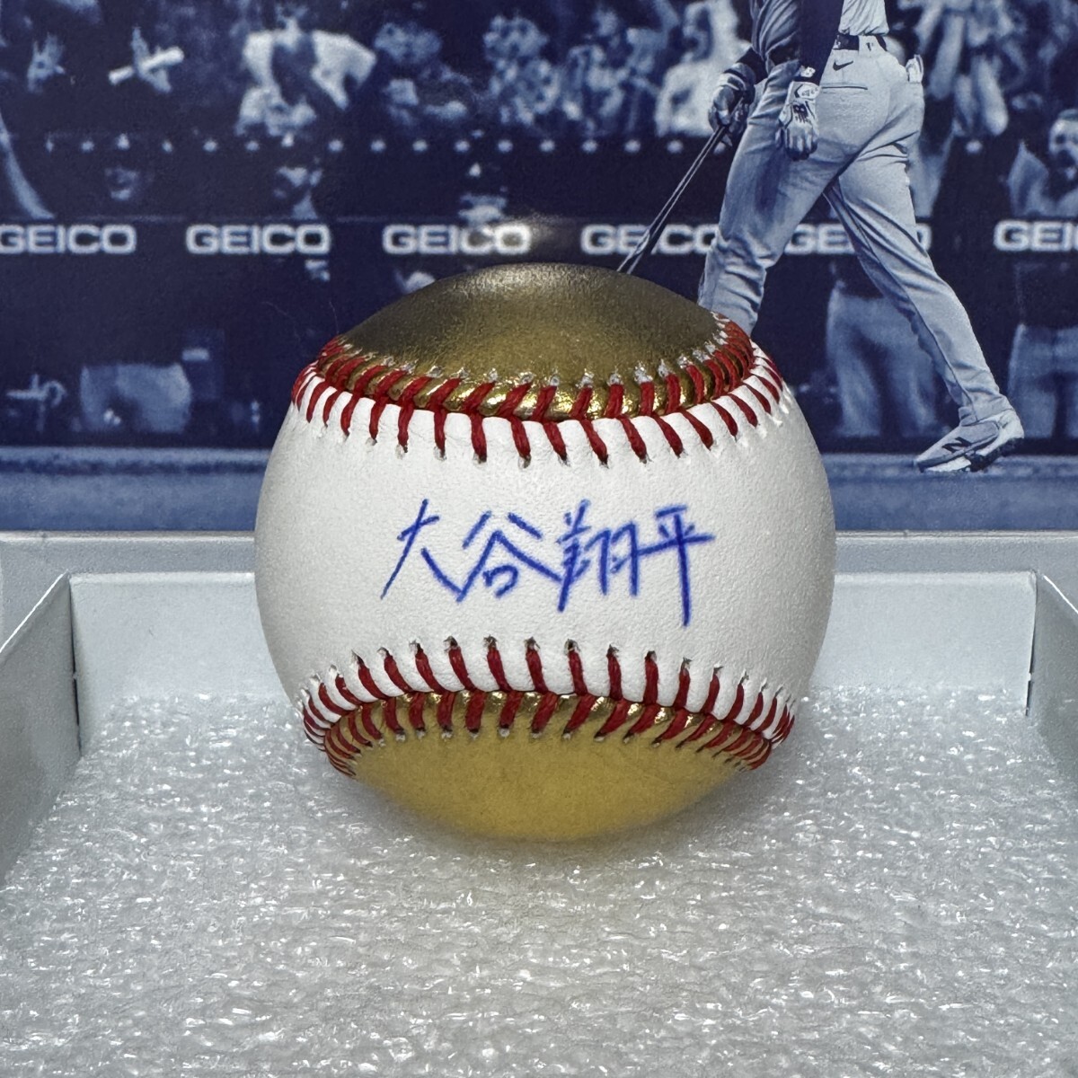 大谷翔平 漢字 直筆サイン ボール MLB Fanatics ホログラム