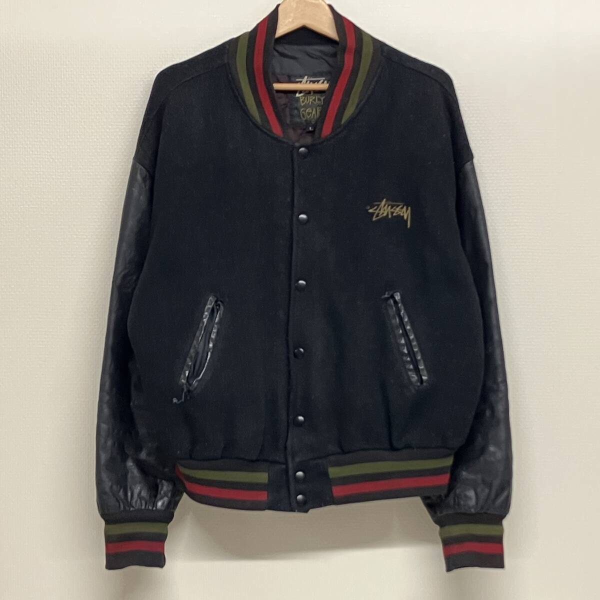 Stussy BURLY GEAR OLD Stussy VINTAGE VARSITY JACKET ステューシー
