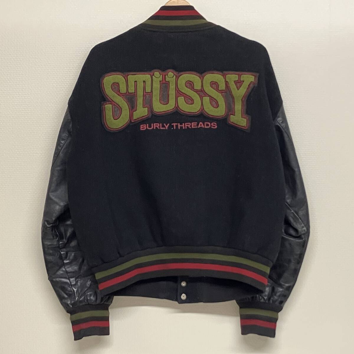 Stussy BURLY GEAR OLD Stussy VINTAGE VARSITY JACKET ステューシー