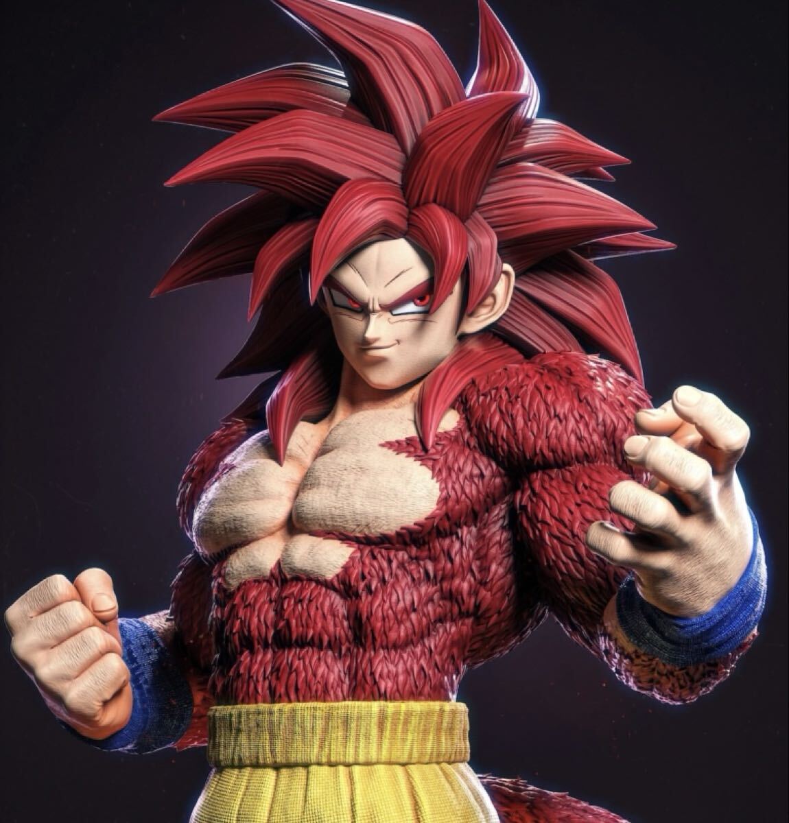 ドラゴンボール スーパーサイヤ人4 ガレージキット 超サイヤ人4