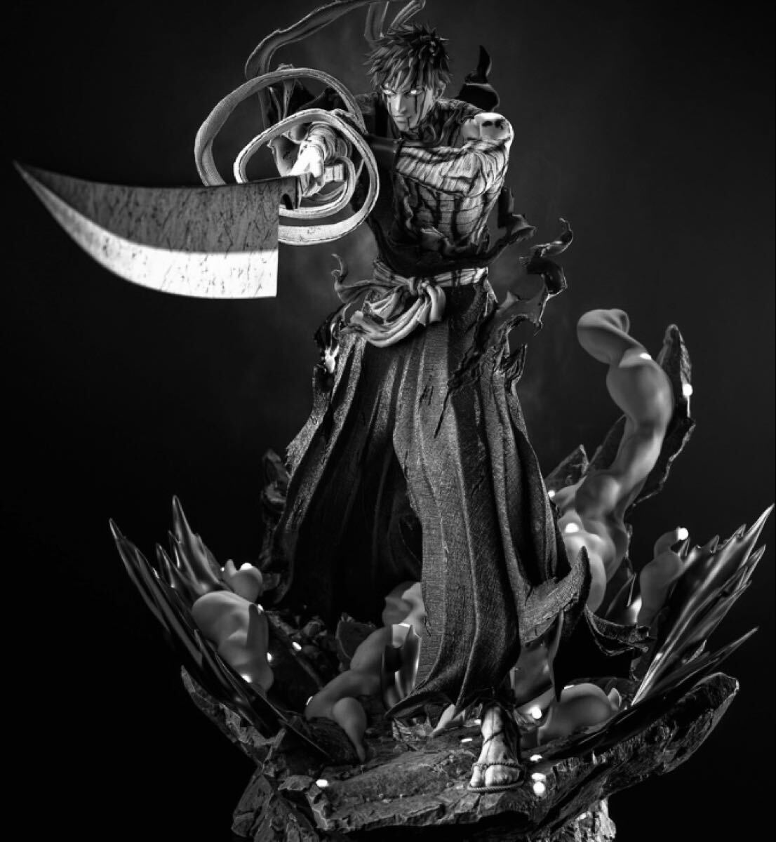 ガレージキット フィギュア 黒崎一護 BLEACH ブリーチ 1／6スケール 未