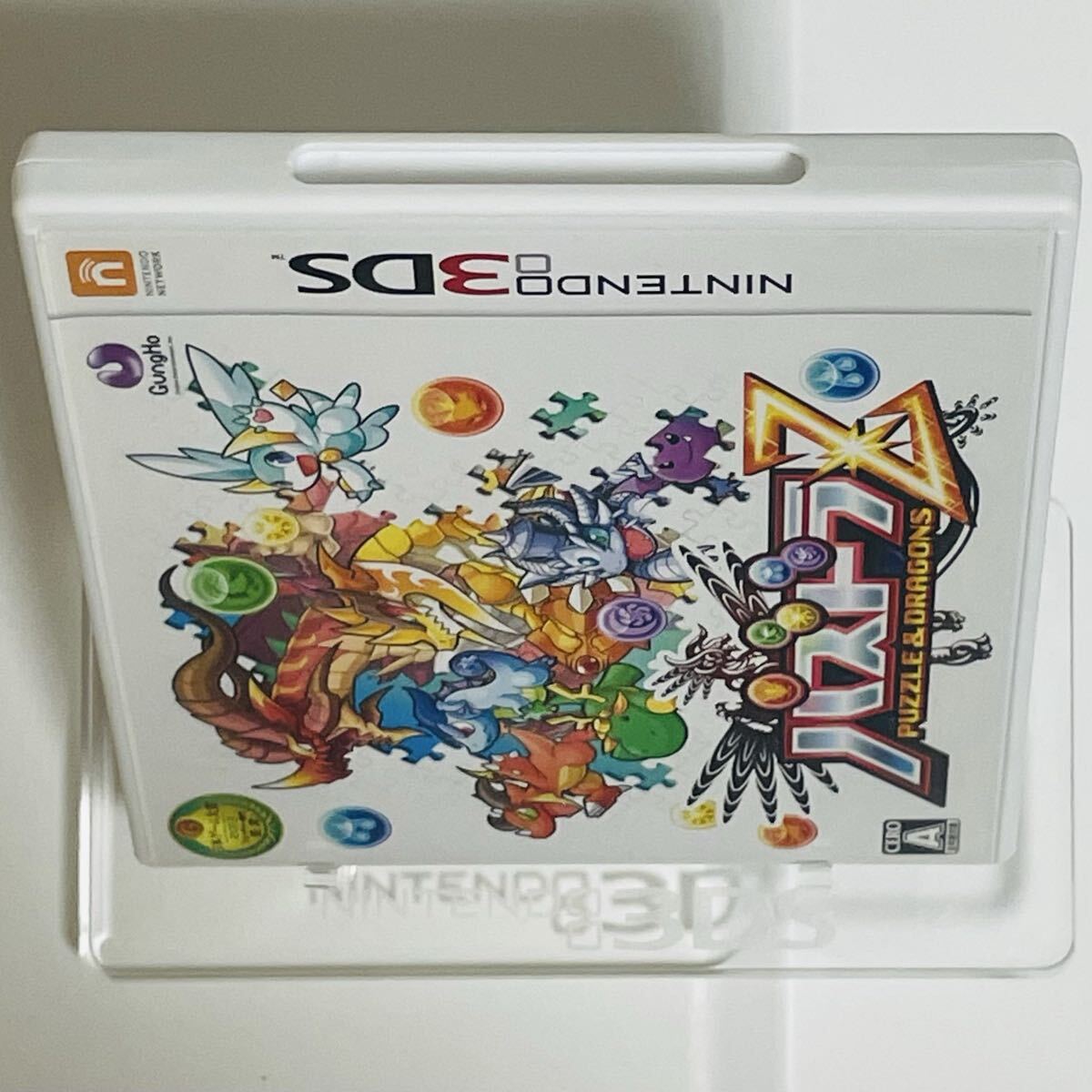 動作品 良品】 Nintendo 3DS パズドラZ カセット＆ケース ／ 24時間内