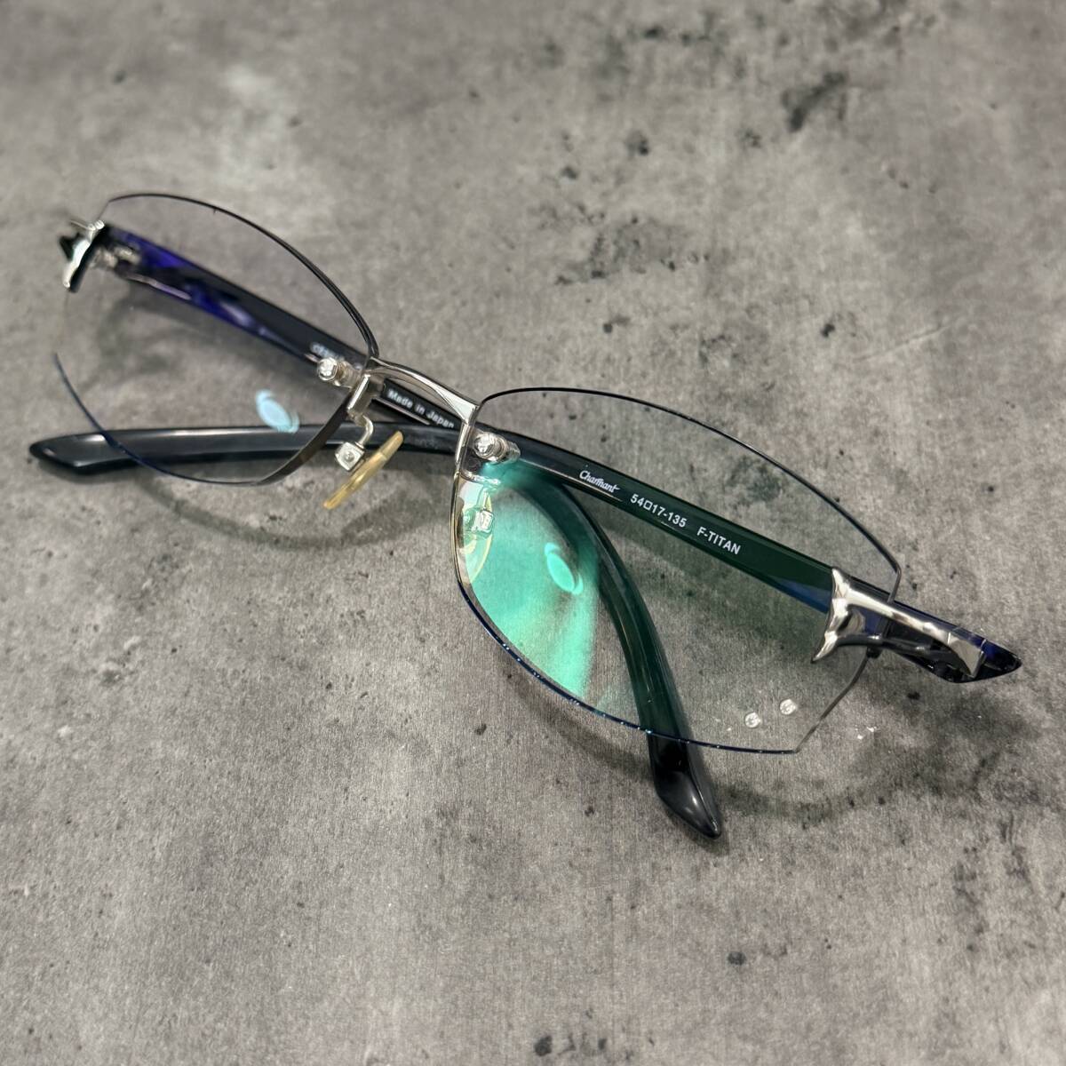 Charmant CERULE シャルマン セリュレ ツーポイント リムレス 縁無し