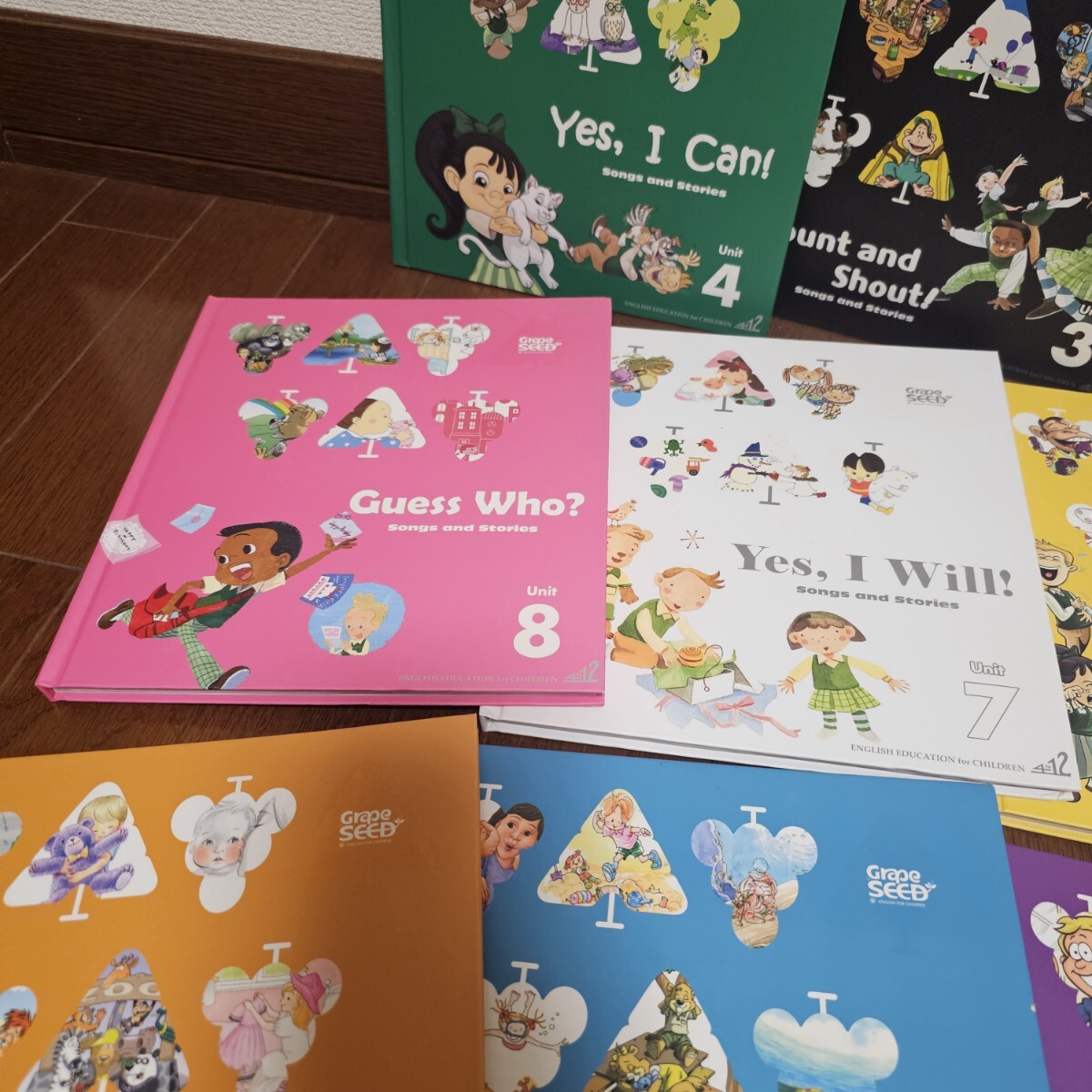 子ども 英語 グレープシード ユニット 1～12 Grape SEED unit 1 2 3 4