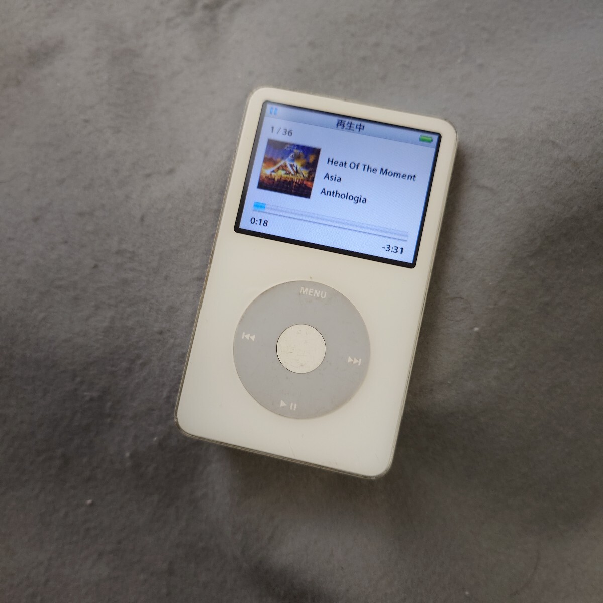 新品バッテリーに交換済Apple iPod classic 30GB バッテリー新品化 白
