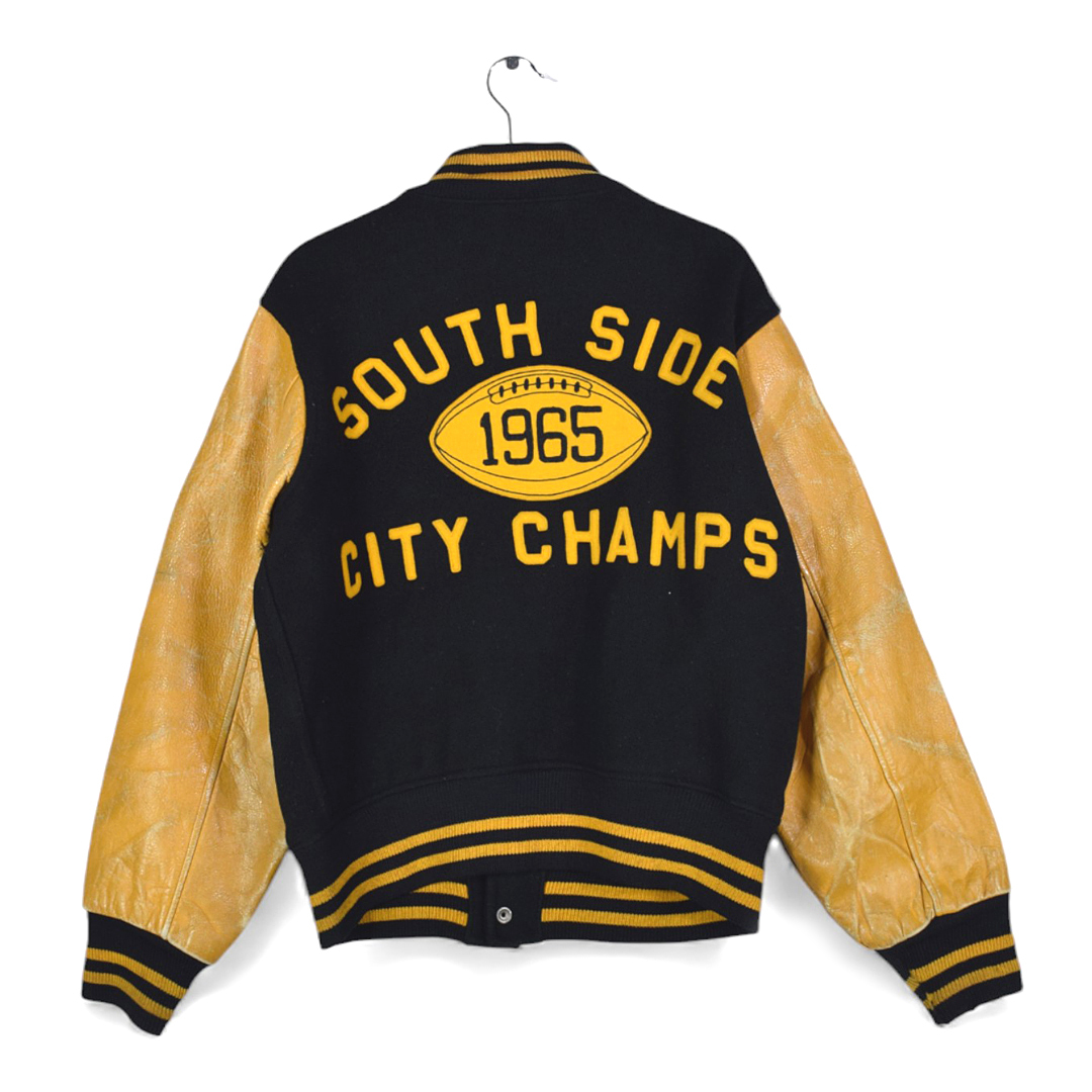 50s 60s H A GREENE CO ヴィンテージ アワードジャケット 袖レザー