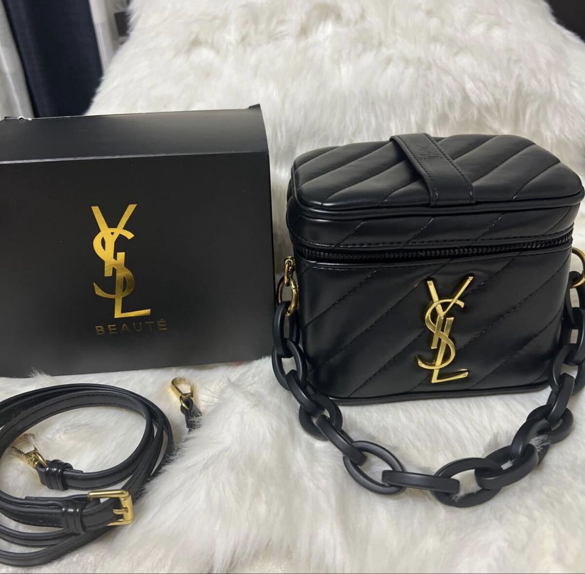 激レア 非売品】イヴサンローラン ヴァニティポーチ YSL メイク