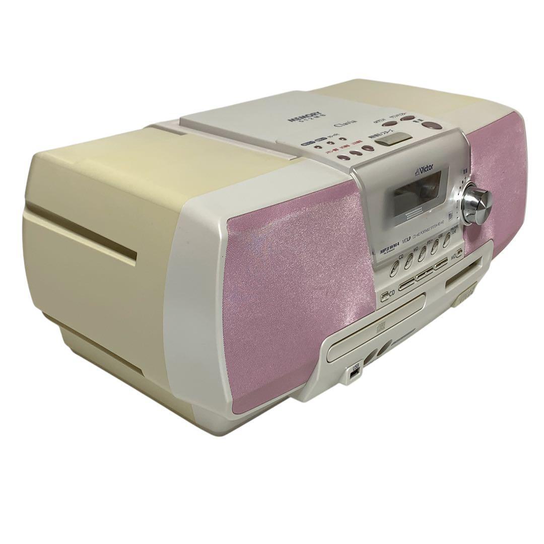 希少 音出し動作確認済み ビクター RD-M2 P ビクター ラジカセ