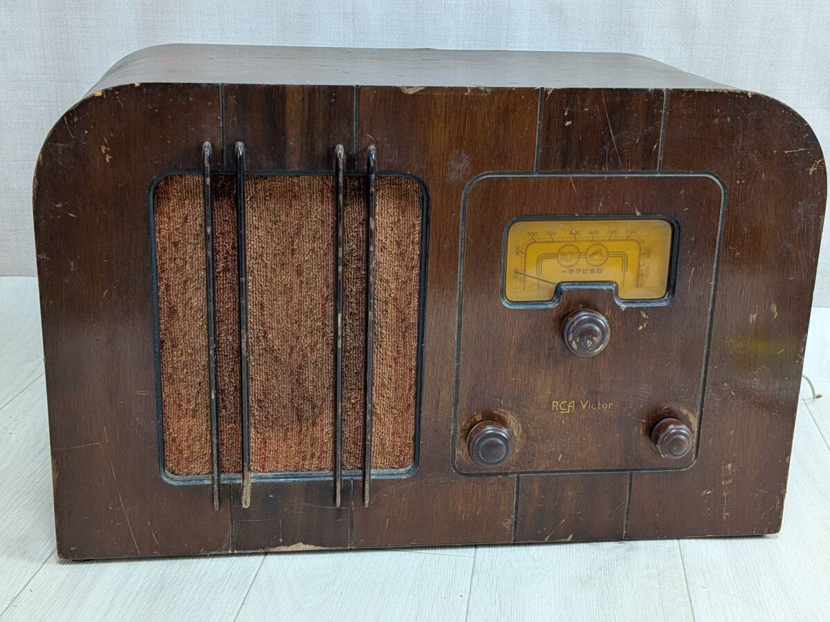 ic-Victor ビクター 真空管ラジオ R-103 昭和レトロ アンティーク