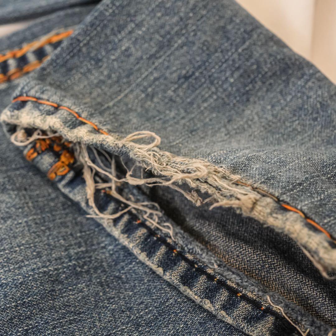 USA製 トゥルーレリジョンTRUERELIGION BILLY SUPER T デニム 極太