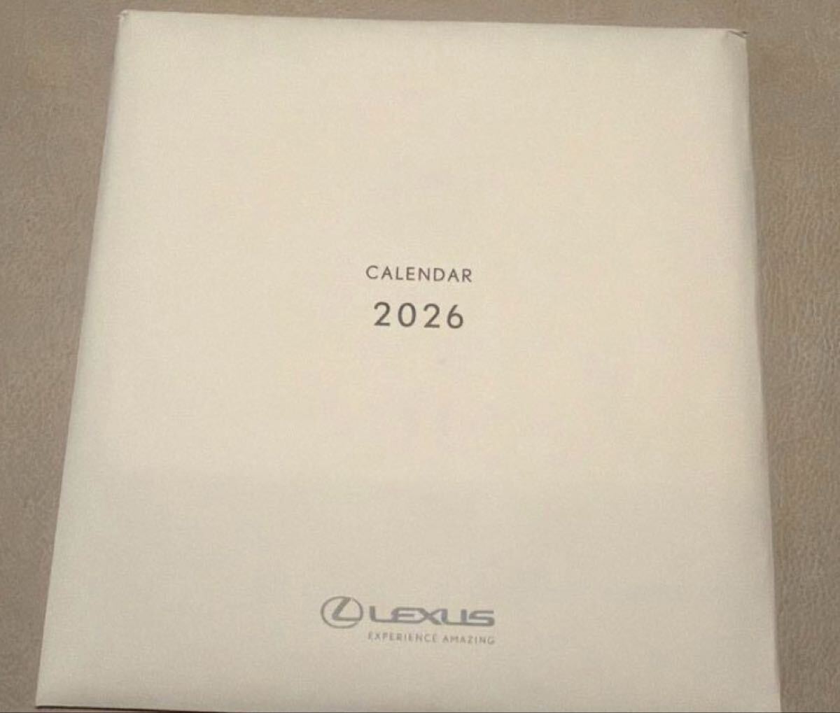 新品未使用】レクサス LEXUS 2026カレンダー 壁掛カレンダー卓上