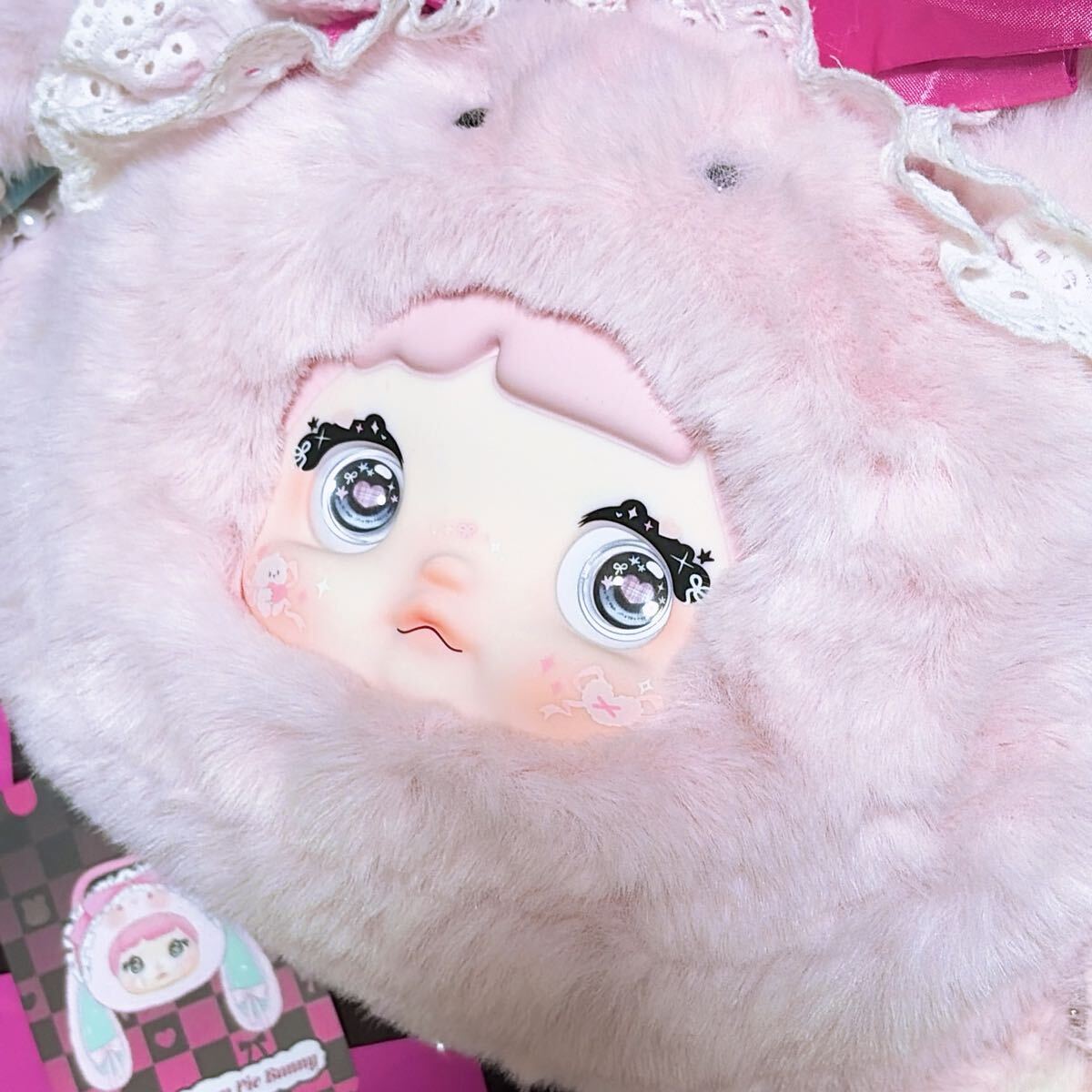Nommi ピンク うさぎ ウサギ 兎 バッグ ぬいぐるみ Collecting Cutie