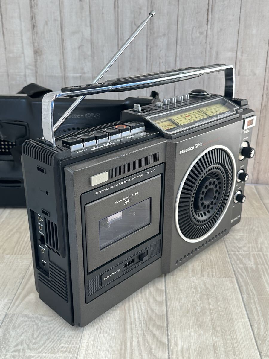 動作品| 日立 HITACHI ラジカセ TRK-5160 昭和レトロ ラジオカセット