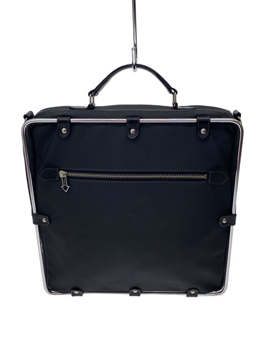 Jean Paul Gaultier◇トートバッグ/アルミフレーム/ブラック