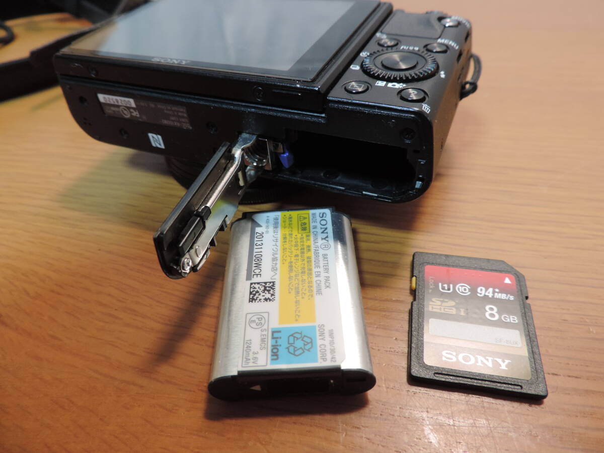 SONY/ソニー デジカメ RX100MⅡ 動作品 本体/バッテリー/SDカード 383K