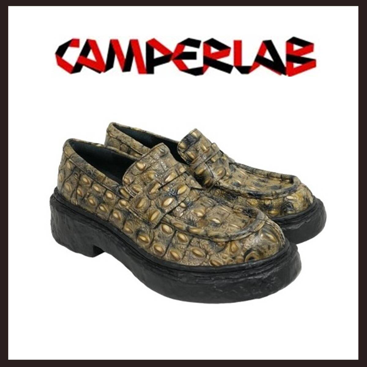 新品未使用 CAMPERLAB (カンペールラボ) Vomonos クロコパターン
